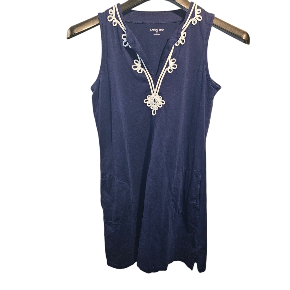 Lands end sz. Xsmall navy swim cover up